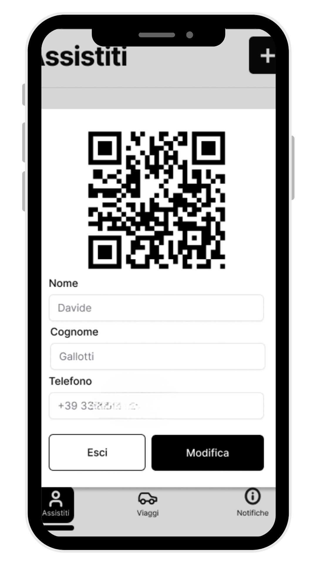 blu go scansione qr code